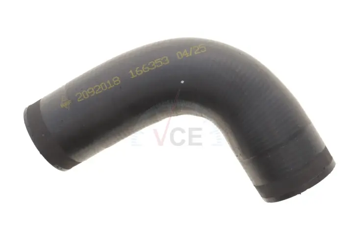 Шланг интеркулера (Нижн-впускная сторона, диаметр 47-54мм, длина 230мм, черный) AUDI A4 B5, A6 C5, VW PASSAT B3-B4, PASSAT B5 1.8-1.9D-1.9DH 10.93-01. NRF 166353 (фото 1)
