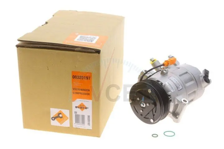 Компрессор кондиционера audi a1/a3/q2/q3/seat leon/skoda fabia/vw caddy/golf 1.2-2.0d 14- NRF 320197 (фото 1)