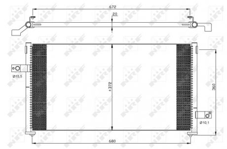 Кліматичний радіатор субара NRF 35877