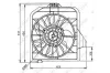 Вентилятор охолодження двигуна NRF 47032 (фото 2)