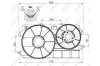 Вентилятор охлаждения двигателя NRF 47451 (фото 2)