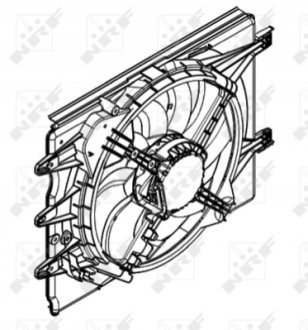Вентилятор охлаждения двигателя NRF 47596 (фото 1)