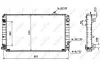 Радиатор, охлаждение двигателя NRF 51587 (фото 5)