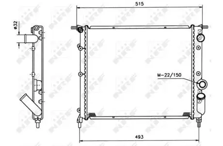 Интеркуллер NRF 516259