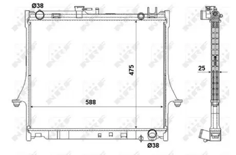 Інтеркулер NRF 53055