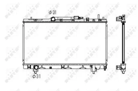 Радиатор NRF 53347