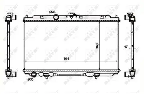 Интеркуллер NRF 53386