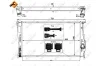Радиатор, охлаждение двигателя NRF 53472 (фото 2)