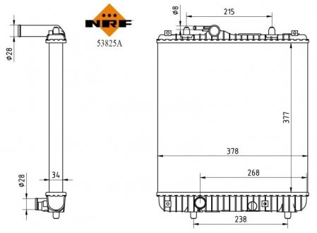 Интеркуллер NRF 53825A