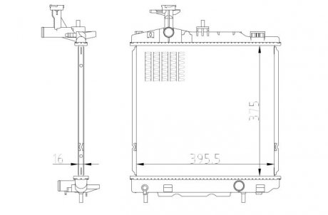 Интеркуллер NRF 550022 (фото 1)