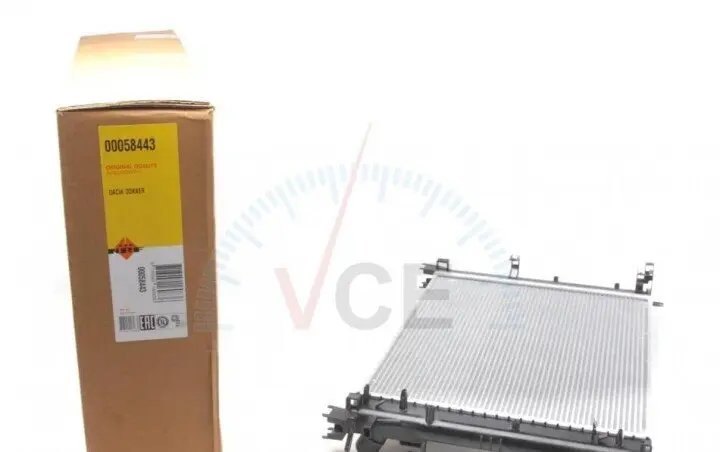 Фото 1 - Радіатор, охолодження двигуна NRF 58443 Радіатор, охолодження двигуна NRF 58443 (фото 1)