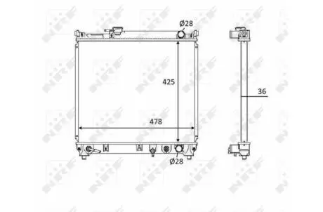 Інтеркулер NRF 58536