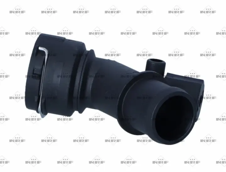 Фланец охлаждающей жидкости AUDI A3, TT, SEAT CORDOBA, IBIZA III, LEON, TOLEDO II, SKODA FABIA I, FABIA I PRAKTIK, FABIA II, OCTAVIA I, ROOMSTER, ROOMSTER PRAKTIK, VW BORA 1.0-2.5 09.9 NRF 775015 (фото 1)