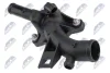 Фланець системи охолодження Opel Astra J, Corsa D/E, Meriva B 1.2-1.4 NTY CTM-PL-016 (фото 1)
