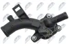 Фланець системи охолодження Opel Astra J, Corsa D/E, Meriva B 1.2-1.4 NTY CTM-PL-016 (фото 4)