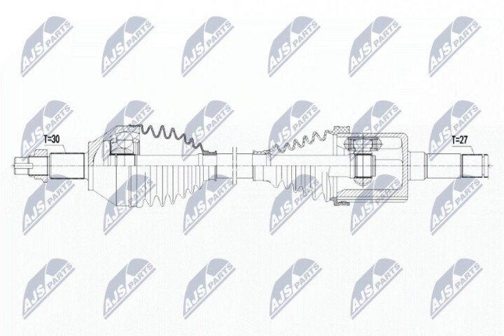 Полуось NTY NPW-AR-008 (фото 1)