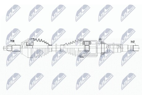 Полуось NTY NPW-AR-010