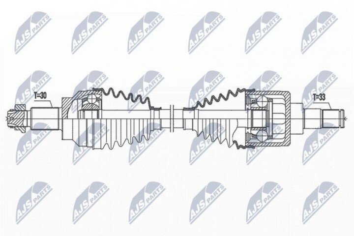 Полуось NTY NPW-AR-018 (фото 1)