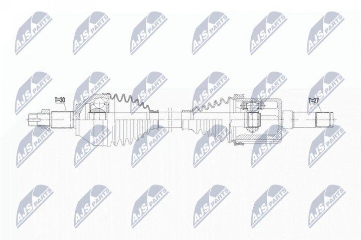 Полуось NTY NPW-AR-020 (фото 1)