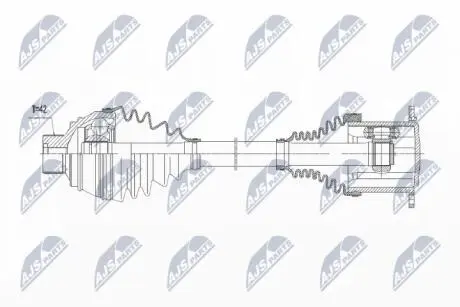Полуось NTY NPW-AU-013