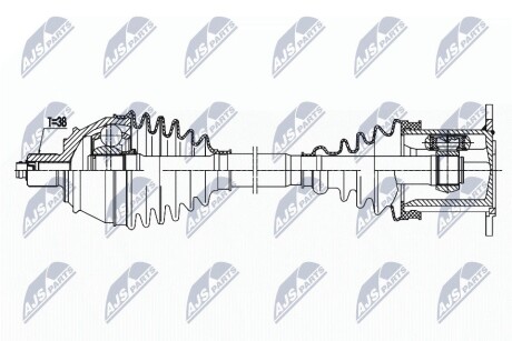 Полуось NTY NPW-AU-034