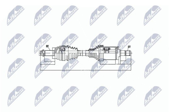 Піввісь NTY NPW-BM-015 (фото 1)