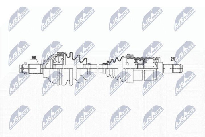 Піввісь NTY NPW-BM-019 (фото 1)