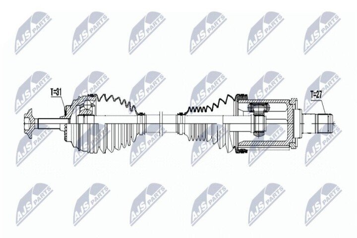 Піввісь NTY NPW-BM-026 (фото 1)