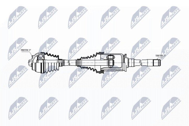 Піввісь NTY NPW-BM-030 (фото 1)