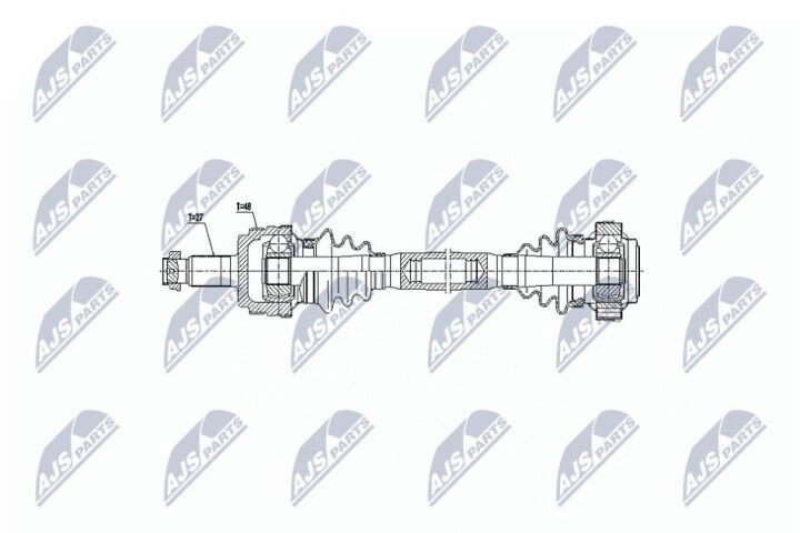 Піввісь NTY NPW-BM-035 (фото 1)