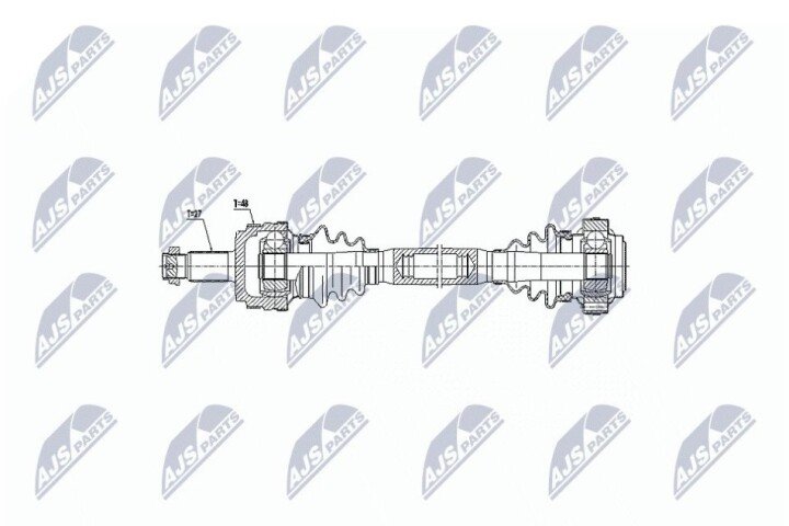 Полуось NTY NPW-BM-036 (фото 1)