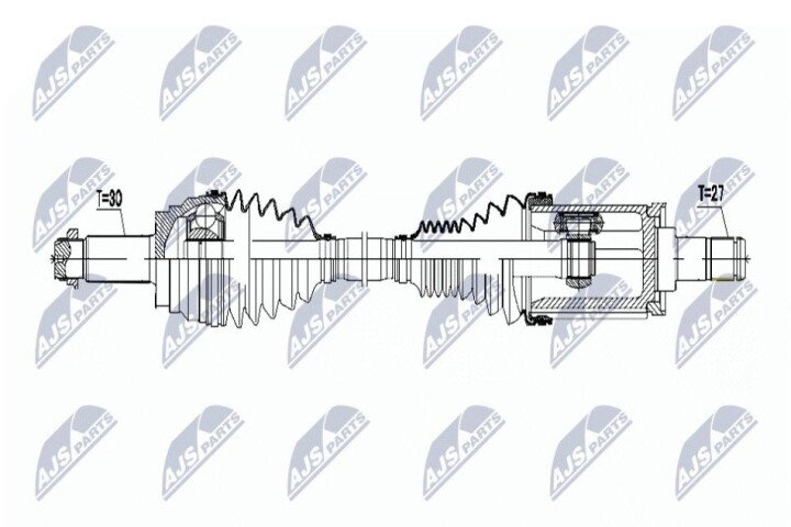 Полуось NTY NPW-BM-039 (фото 1)