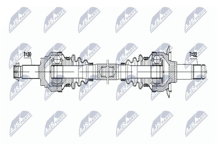 Піввісь NTY NPW-BM-041 (фото 1)