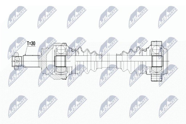 Піввісь NTY NPW-BM-043 (фото 1)