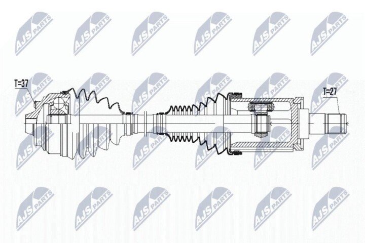 Піввісь NTY NPW-BM-045 (фото 1)