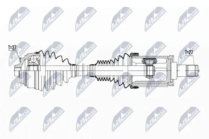 Полуось NTY NPW-BM-045 (фото 1)