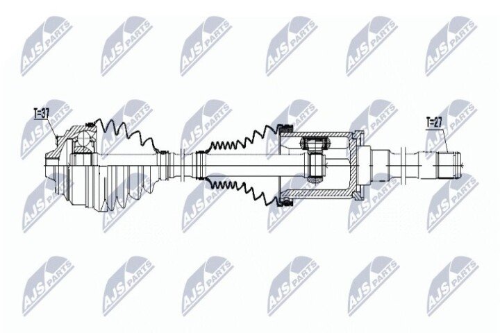 Піввісь NTY NPW-BM-046 (фото 1)