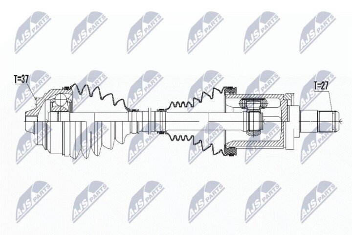 Полуось NTY NPW-BM-055 (фото 1)