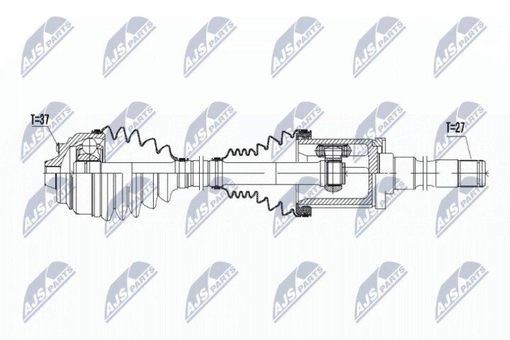 Полуось NTY NPW-BM-056 (фото 1)