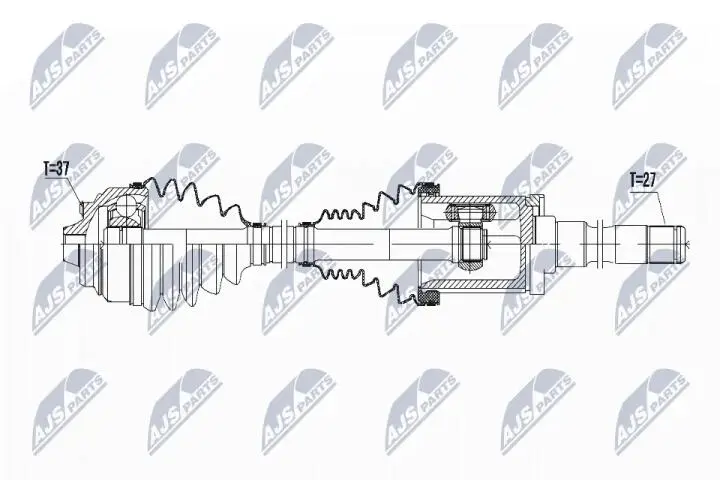 Полуось NTY NPW-BM-056 (фото 1)