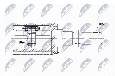 Шарнир равных угловых скоростей NTY NPW-BM-064