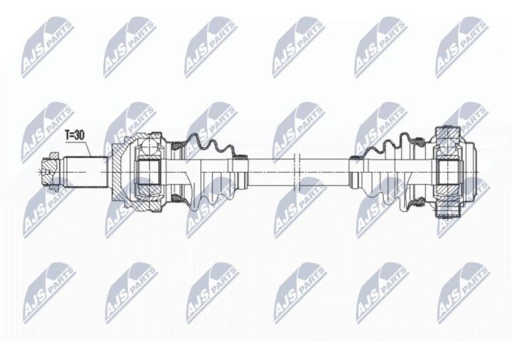 Піввісь NTY NPW-BM-071 (фото 1)