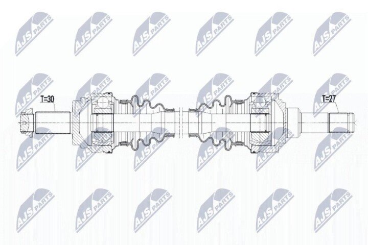 Піввісь NTY NPW-BM-077 (фото 1)