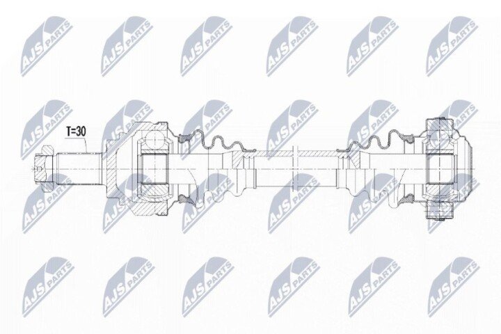 Піввісь NTY NPW-BM-083 (фото 1)