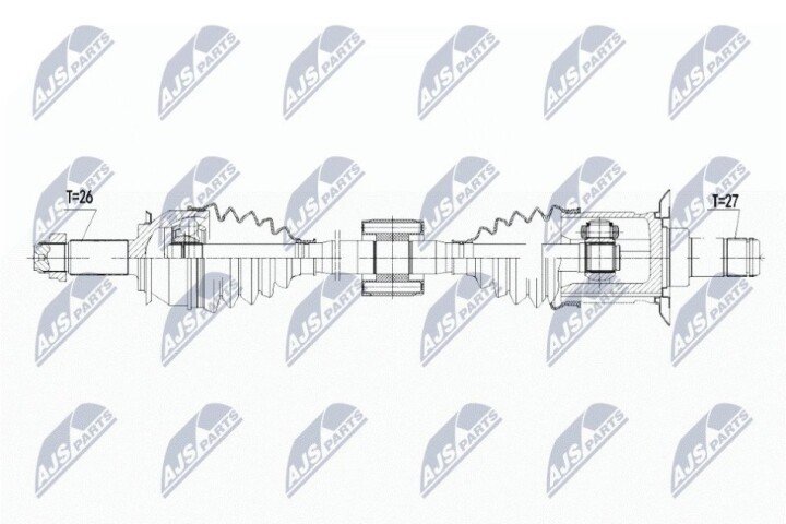 Піввісь NTY NPW-BM-105 (фото 1)