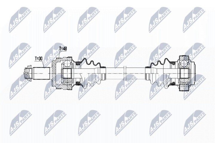 Піввісь NTY NPW-BM-107 (фото 1)