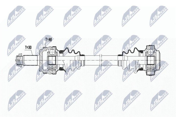 Полуось NTY NPW-BM-109 (фото 1)