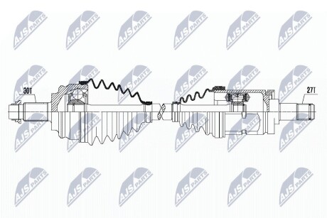 Піввісь NTY NPW-BM-115 (фото 1)