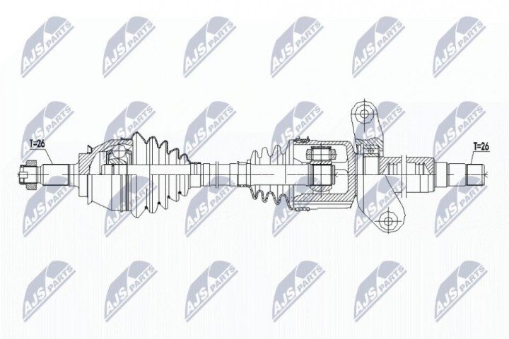 Піввісь NTY NPW-BM-137 (фото 1)