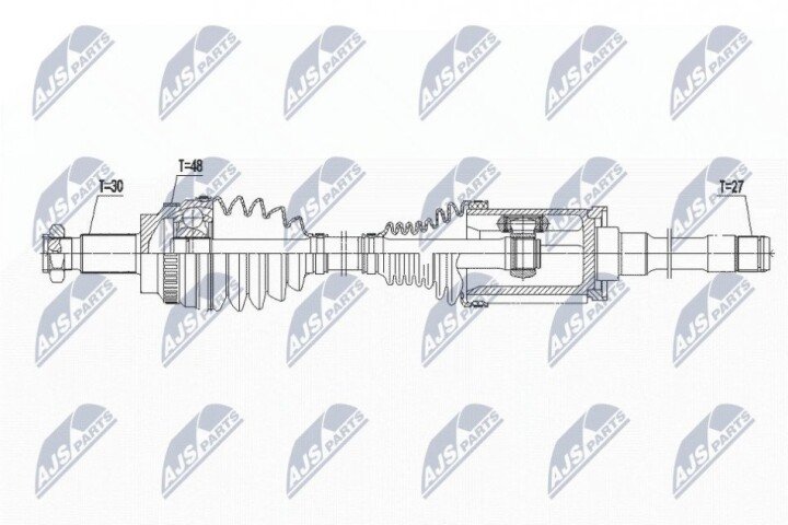 Полуось NTY NPW-BM-145 (фото 1)